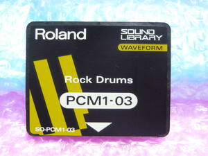 Roland/ローランド SO-PCM1-03 Rock Drums Waveform Card 220706