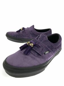 VANS バンズ ベロア スリッポン スニーカー size23/紫 ◇■ ☆ ebb9 レディース