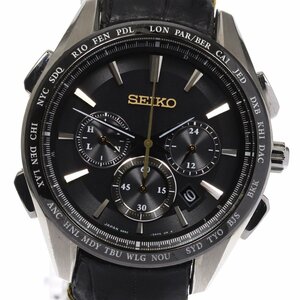 ※ベルト訳あり【SEIKO】セイコー ブライツ フライトエキスパート SAGA221/8B92-0AP0 ソーラー電波 メンズ