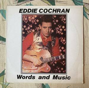EDDIE COCHRAN LP WORDS AND MUSIC ロカビリー エディコクラン