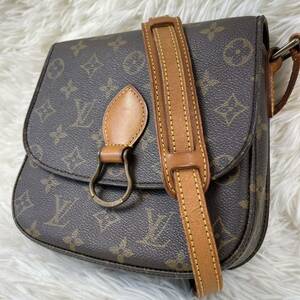 美品 ルイ ヴィトン LOUIS VUITTON モノグラム ミニ サンクルー ショルダーバッグ M51244 ポシェット レディース 斜め掛け かばん ポーチ