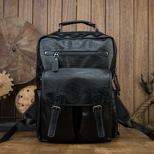 美品☆バックパック メンズ リュックサック デイパック ザック 鞄 肩掛けカバン 旅行 通勤 通学用バッグ 優れた柔軟性 大容量