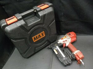 中古品 MAX マックス 高圧 エアネイラ HA-50F1(D)/4MAフロア フロアネイラ 釘打機