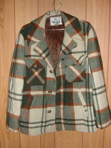 ＵＳＡ製　ウールリッチWOOLRICH　ウールジャケットMサイズ　ネイティブ柄　ヴィンテージ アメリカ製　MADE IN USA　ハーフコート