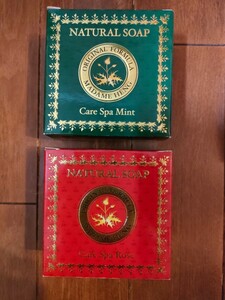 ★新品・未使用　マダムヘン　care spa rose,care spa mint　2個セット　タイ　石鹸　ローズ、ミント　madame heng