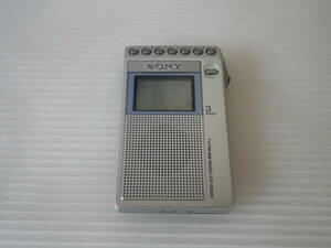 ■中古 動作OK■ソニー FM/AM 名刺サイズラジオ ICF-R550V インサイドホン無し SONY 