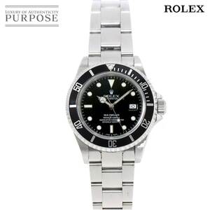 ロレックス ROLEX シードゥエラー 16600 V番 最終品番 メンズ 腕時計 デイト ブラック 文字盤 オートマ ウォッチ Sea-Dweller 90185481