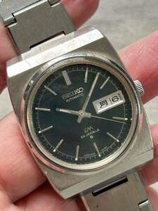 セイコー SEIKO ロードマチック LM 5606-6050 グリーン文字盤　緑文字盤　自動巻き　AT デイデイト 23石 メンズ腕時計 稼働中