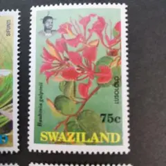 アフリカの花切手 未使用4種