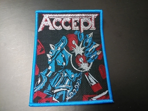 ACCEPT 刺繍パッチ ワッペン Balls to the Walls / judas priest metallica iron maiden Black Sabbath Michael Schenker scorpions