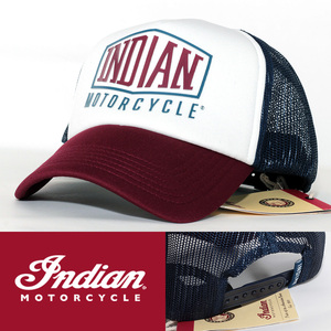 メッシュキャップ 帽子 メンズ インディアン モトサイクル Indian Motorcycle Shield Logo Trucker マルチ 2861686 USA モータースポーツ
