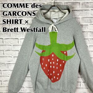 COMME des GARCONS SHIRT × Brett Westfall コムデギャルソンシャツ × ブレットウェストフォール パーカー ストロベリー 冬服 秋服 古着