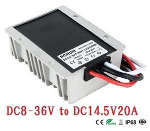 リチウム電池充電用DC / DCコンバーター！レギュレーター入力電圧ＤＣ 8-36V 出力電圧ＤＣ14.5V20A定電圧定電流！