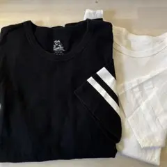 MOMOTARO JEANS　桃太郎ジーンズ　Tシャツ　ブラック　ホワイト　XL