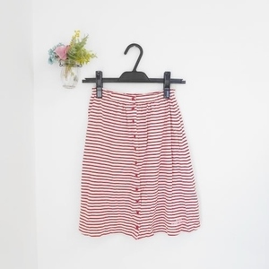 ベビーピンクハウス BABY PINK HOUSE Ｌ120ｃｍ スカート 白 ホワイト 赤 レッド ボトム