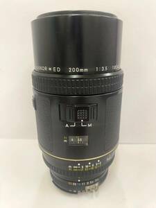 Nikon ニコン AF-NIKKOR ED 200mm F3.5 カメラ レンズ ジャンク 