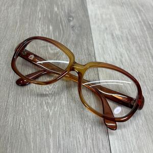 56 VIENNALINE　ベンナーライン　メガネ　眼鏡　飴色鼈甲柄系　ビンテージ　レトロ　Optyl　オプチル　