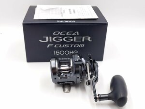 (管82886)良品 Shimano シマノ 19 オシアジガー Fカスタム 1500HG ベイトリール オフショア ジギング スロージギング 青物