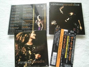 初回特典ステッカー付！国内盤帯付 / Vanessa Paradis / Live / Lou Reed, Lenny Kravitz, Jacques Dutronc, Rolling Stones / 1994