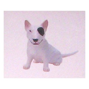 フルタ＆海洋堂 チョコエッグ ペット動物コレクション 第2弾 056：ブルテリア（ホワイト） 犬 猫 食玩 おまけ フィギュア
