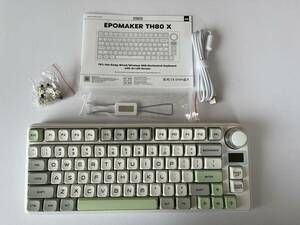 「一円スタート」EPOMAKER TH80-X ゲーミングキーボード「１円」 GOS01_1102