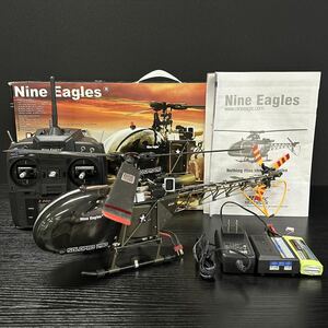 【4T25】 1円スタート Nine Eagles SOLO PRO 290 LA315 ブラック ナインイーグル ソロプロ ラジコン ヘリコプター