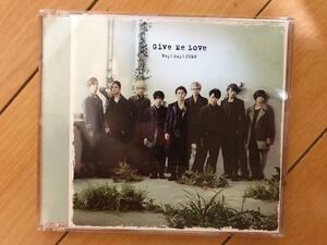 【送料無料】最安値　CDでお手元に！　Hey! Say! JUMP　Give Me Love