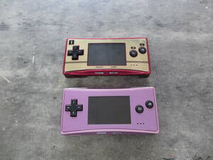 ニンテンドー/GAME BOY micro/ゲームボーイ ミクロ 2台/OXY-001/動作未確認 ジャンク