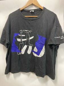 1990s Rare Joan Miro Art T-shirt Vintage Fundaci Joan Mir Barcelona 100% Cotton Made in Spain Tee ヴィンテージ 