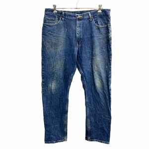 Wrangler デニムパンツ W40 ラングラー レギュラーフィット インディゴ コットン メキシコ製 ビッグサイズ 2312-410