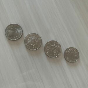 皇室記念硬貨3種4枚