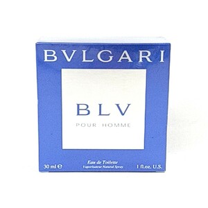 B 13 # 【 30ml 未開封 】 BVLGARI BLV POUR HOMME ブルガリ ブルー プールオム EDT オードトワレ SP スプレー 香水 フレグランス 