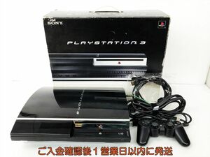 【1円】PS3 本体 セット 60GB 初期型 ブラック SONY PlayStation3 CECHA00 未検品ジャンク プレステ3 DC09-872jy/G4