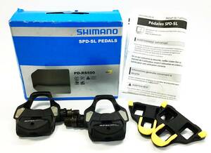 未使用 SHIMANO ビンディングペダル SPD-SL PD-RS500 ロード用 自転車 部品 パーツ PEDALS シマノ