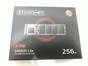 ADATA　XPG SX6000 Lite PCIe Gen3x4 M.2 2280 SSD　256GB