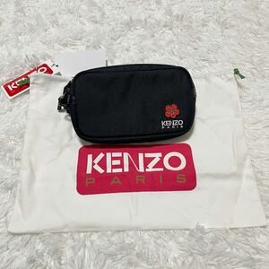 【新品】KENZO ケンゾー Boke Flower ベルトバッグ ブラック