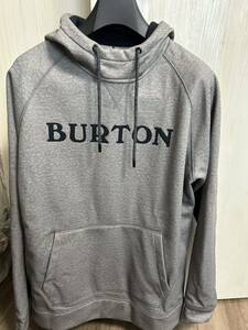 美品　バートン BURTON スノーボード　Mサイズ　パーカー グレー 撥水