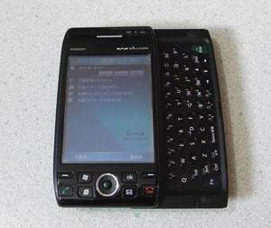 PDA WILLCOM SHARP W-ZERO3 WS003SH Windows Mobile 5.0 ウィルコムシム W-SIM RX410IN 付き