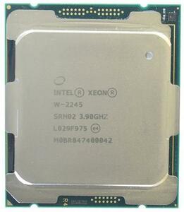 Intel Xeon W-2245 SRH02 8C 3.9GHz 4.5/4.5/4.7GHz 16.5MB 155W LGA2066 DDR4-2933