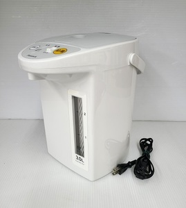 【中古品】 ピーコック Peacock 電動給湯ポット 3.0L 700W WMZ-30 2019年製 ○YR-16921○