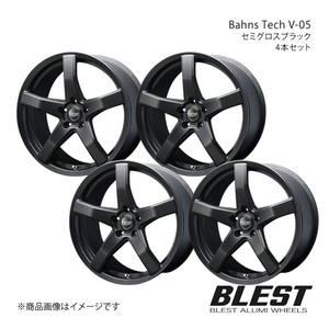 Bahns Tech V-05 CX-7 ER3P アルミホイール 4本セット 【19×7.5J 5-114.3 +50 セミグロスブラック】