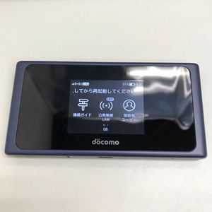 【送料無料/中古良品】docomo HUAWEI Wi-Fi STATION HW-01L インディゴブルー モバイルルーター 〇判定 【四丁目店】