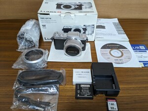 【美品】Panasonic DMC−GF7W LUMIX G （送料無料）