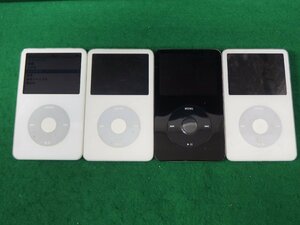 ユ■IP566　♪Apple iPod 第5世代 30GB 4台セット A1136 ジャンク