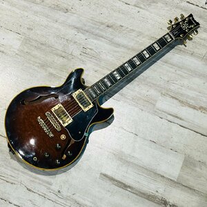 【1983年3月製】Ibanez アイバニーズ 激レア セミアコ ギター AM-205 動作未確認