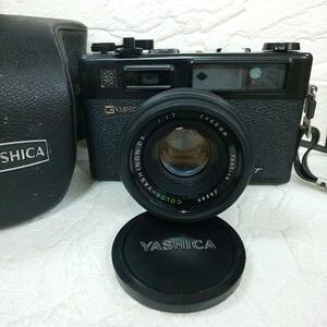 ◆◇ヤシカ◇◆YASHICA ELECTRO35 GT ブラックボディ / COLOR-YASHINON DX 1:1.7 f=45mm シャッターOK◆コレクション放出