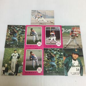 カルビー☆プロ野球カード⑤☆近鉄☆小川/鈴木他☆南海☆佐藤/江本他☆used　KT☆☆☆