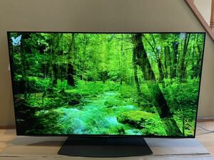 【美品】SHARP AQUOS 4T-C48CQ1 2021年製　48V型4K有機ELテレビ