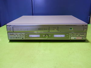■【即決】SHARP シャープ DV-RW200 VHS-DVD ダビングデッキ 通電と簡単な再生確認OKなUSED品！ メンテナンス前提・部品取り用のジャンク品
