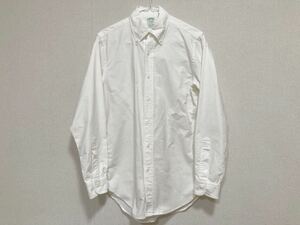 Brooks Brothers ブルックスブラザーズ MILANO オックスフォードBDシャツ 14-1/2 32 白 美品 USA製